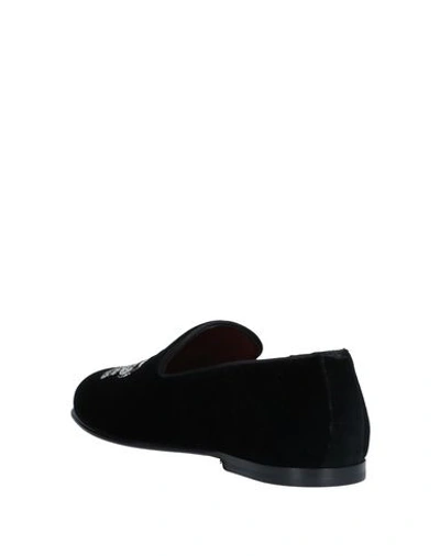 Shop Dolce & Gabbana Man Loafers Black Size 6.5 Cotton