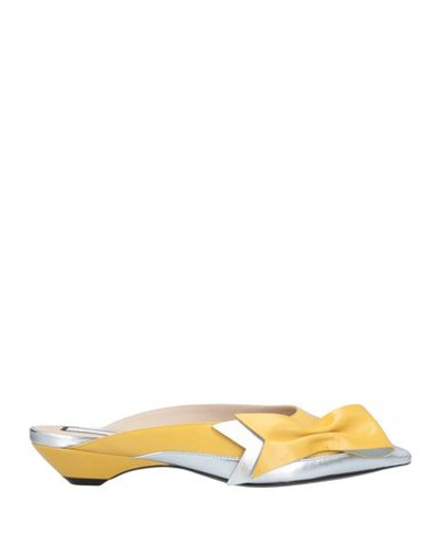 Shop N°21 Mules In Yellow