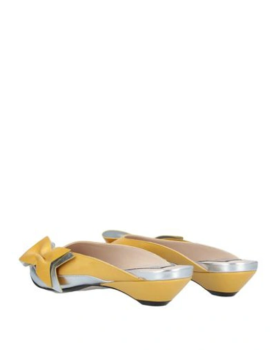 Shop N°21 Mules In Yellow