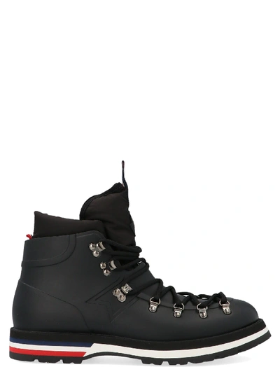 Shop Moncler Black Ankle Boots