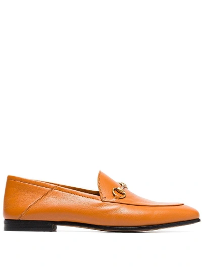 Shop Gucci Beige Loafers