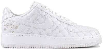 Pre-owned Nike Air Force 1 Low Supreme I/o Michael Lau In White/white |  ModeSens