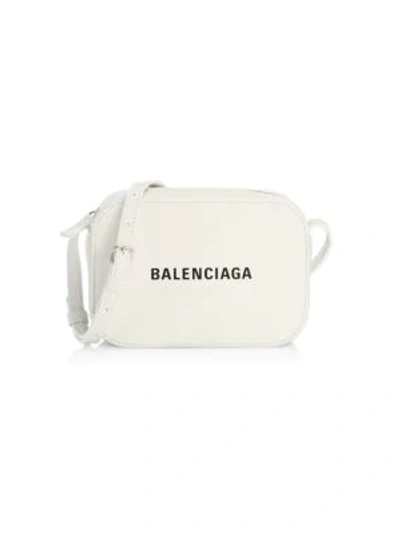 Shop Balenciaga Extra-small Everyday Leather Camera Bag In White