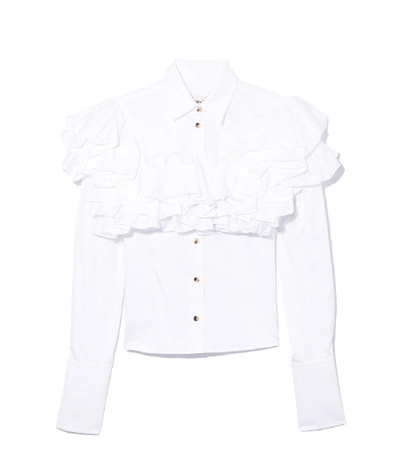 Shop Khaite Virginia Runway Top In White