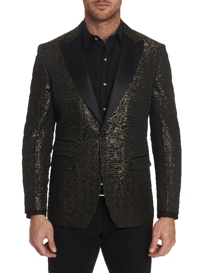 Shop Robert Graham Men's Mr Smith Sport Coat In Gold Size: 54r By