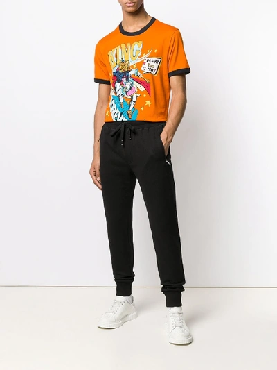 Shop Dolce & Gabbana King Forever T-shirt In Orange
