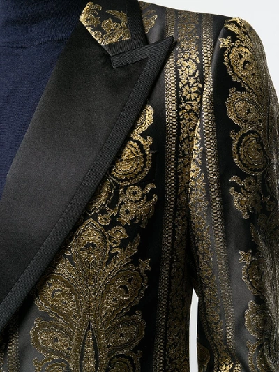 Shop Dolce & Gabbana Smoking Jacket In Gold