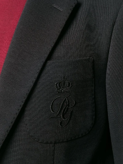 Shop Dolce & Gabbana Written Jacket In Black