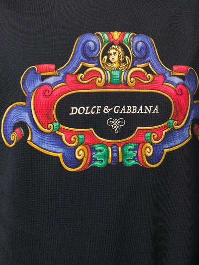 Shop Dolce & Gabbana Angelo Hoodie In Black