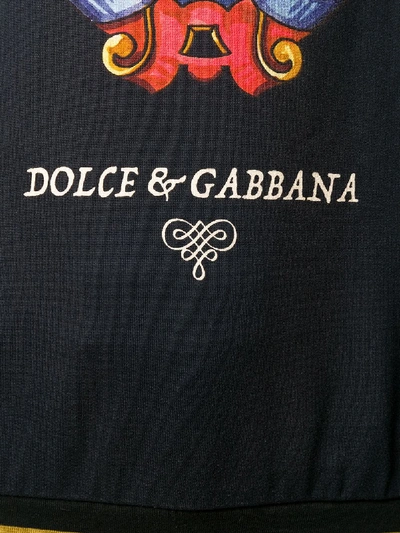 Shop Dolce & Gabbana D&g Hoodie In Black