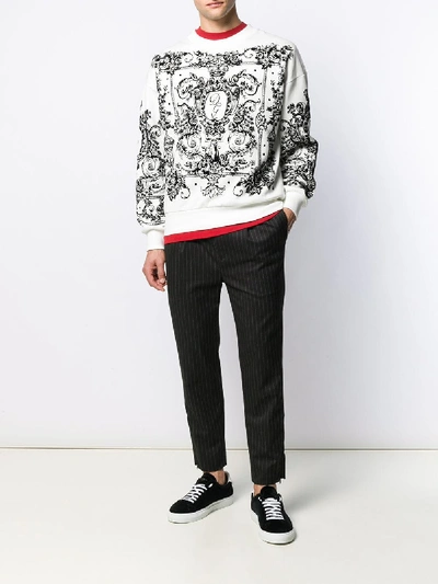 Shop Dolce & Gabbana Sweatshirt In White