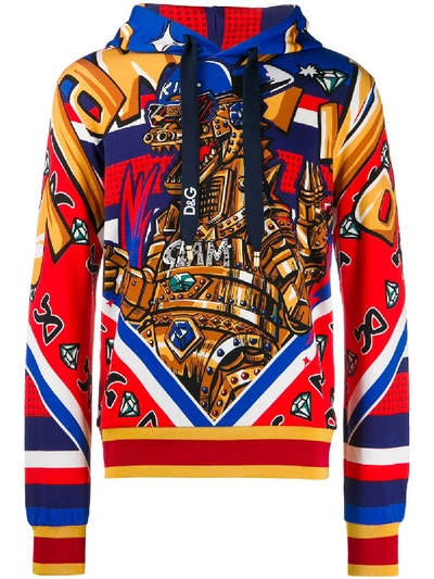 Shop Dolce & Gabbana Glamzilla Sweatshirt In Multicolor