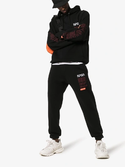 Shop Heron Preston Nasa Hoodie In Black