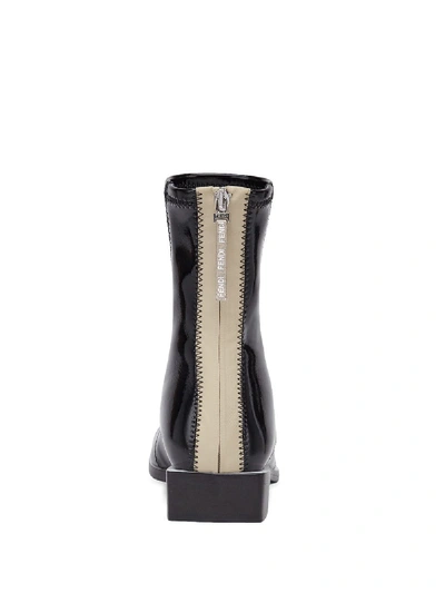 Shop Fendi Leather Boots In Black