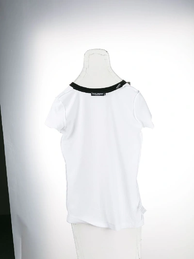 Shop Dolce & Gabbana Cotton T-shirt In White