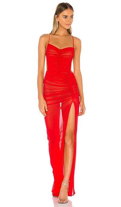 Shop Michael Costello X Revolve Follie Gown In Red