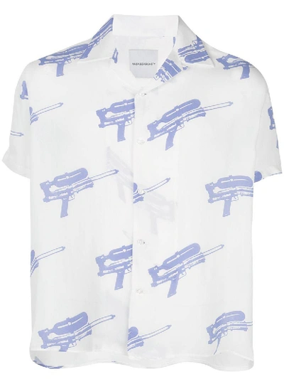 Shop Nasaseasons Water Guns Shirt In White