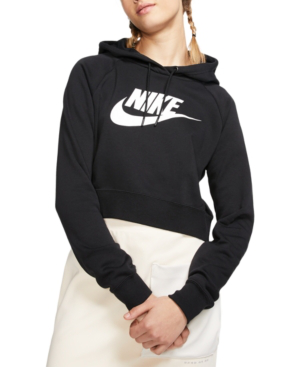 nike women's black sweatshirt
