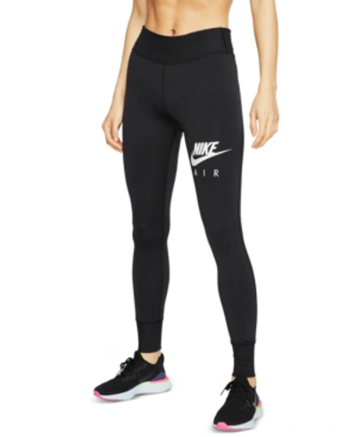 Shop Nike Women's Fast Dri-fit Running Leggings In Black/white