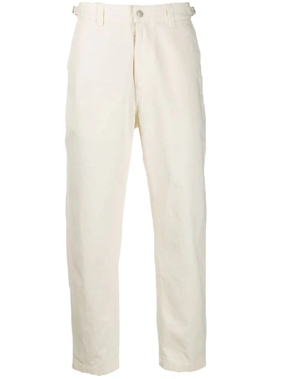 Shop Ami Alexandre Mattiussi Workwear Trousers In White