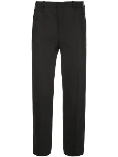 Shop Neil Barrett Side Stripe Trousers In Black