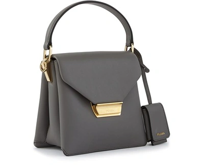 Shop Prada Handbag In Marmo