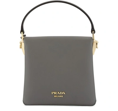 Shop Prada Handbag In Marmo