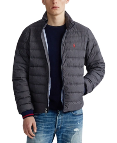 Polo Ralph Lauren Men's Packable Quilted Down Jacket In Windsor Heather |  ModeSens