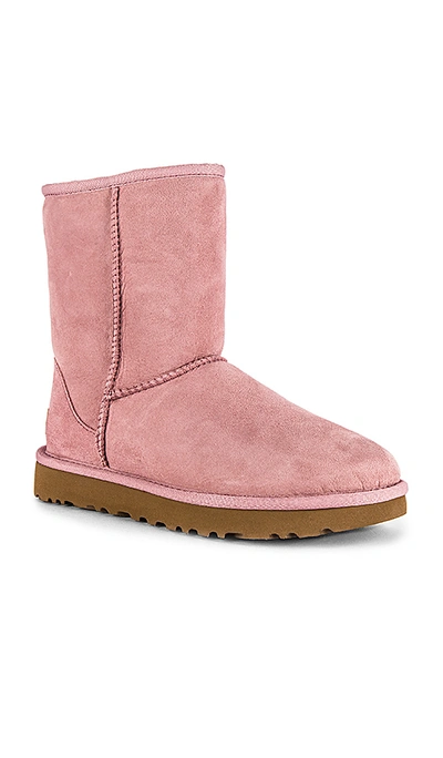 Shop Ugg Classic Short Ii Boot In Pink. In Pink Crystal
