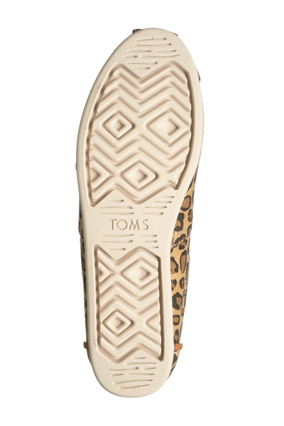 Shop Toms Leopard Print Slip-on Flat In Brown