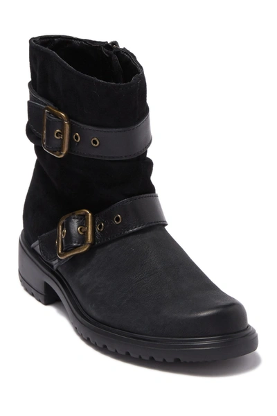 Shop Munro Dallas Buckle Boot - Multiple Widths Available In Black Leat