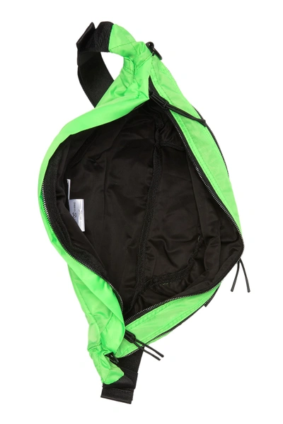 Shop Wesc Nylon Xl Belt Bag In Neon Green