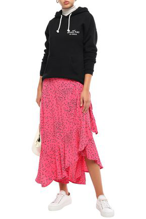 ganni barra skirt