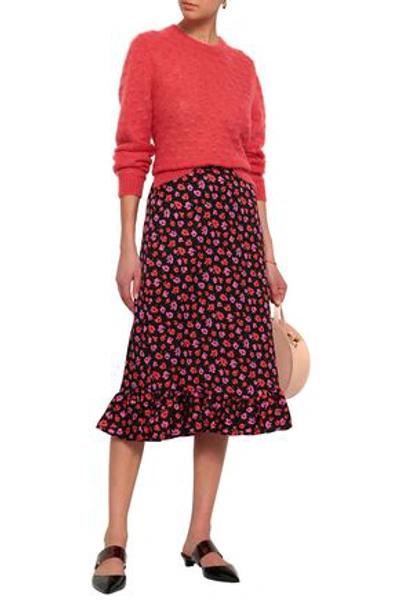 Shop Baum Und Pferdgarten Woman Pointelle-knit Sweater Red