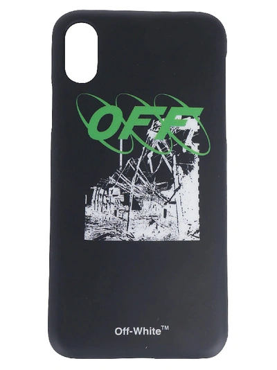 Shop Off-white Iphone X Cover In Black Whit