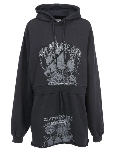 Vetements hoodie hot sale dress