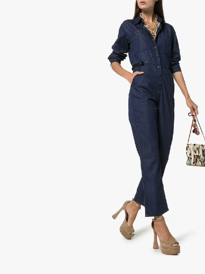 Shop 3x1 Joelle Denim Jumpsuit In Blue