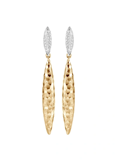 Shop John Hardy 'classic Chain' Diamond 18k Gold Drop Earrings