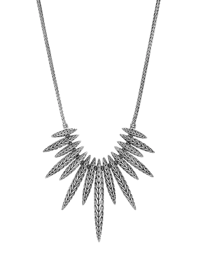 Shop John Hardy 'classic Chain Tiga' Silver Spear Pendant Necklace