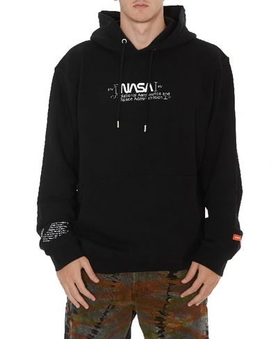 Heron preston 2024 nasa hoodie black