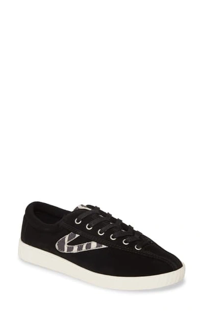 Shop Tretorn Nylite Plus Sneaker In Black/ White/ Black