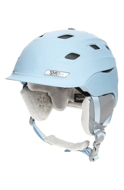 Shop Smith Vantage Snow Helmet With Mips - Blue In Matte Smokey Blue
