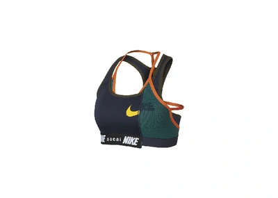 Pre-owned Nike X Sacai Sports Bra Navy/green