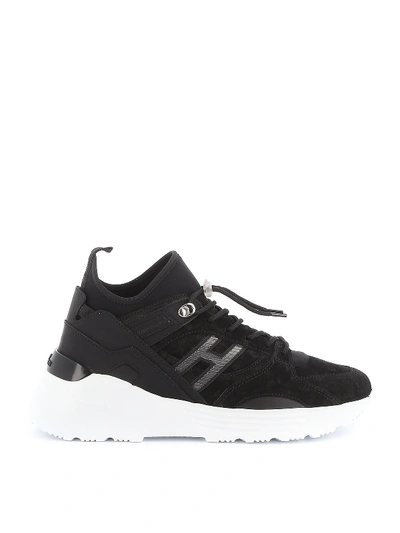 Shop Hogan H443 Sneakers In Black