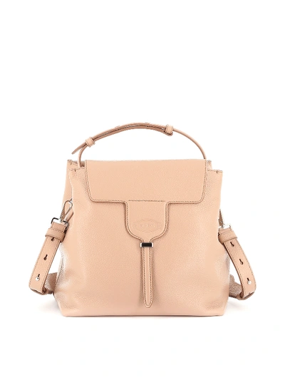 Shop Tod's Joy Leather Small Shoulder Bag In Light Pink