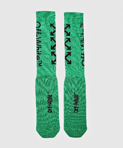 Shop Off-white C/o Virgil Abloh Arrows Mid Length Socks