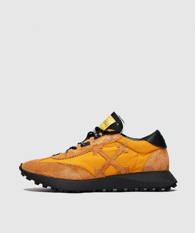 Shop Off-white Running Sneakers In Yellow