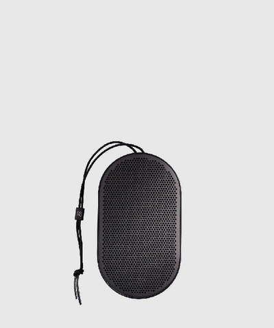 Shop Bang & Olufsen P2 Portable Speaker In Black