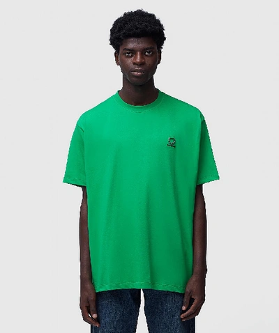 Shop Raf Simons Fred Perry X  Mens Shoulder Print T-shirt