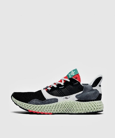 Shop Adidas Originals Zx 4000 4d Sneaker In Black/green